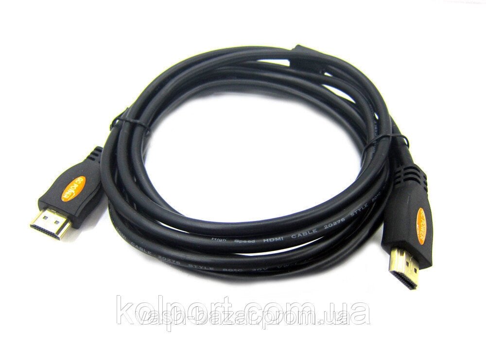 HDMI кабель 3м, v1.4 позолочений 1080P HDTV від компанії Інтернет-магазин "Tovar-plus. Com. Ua" - фото 1
