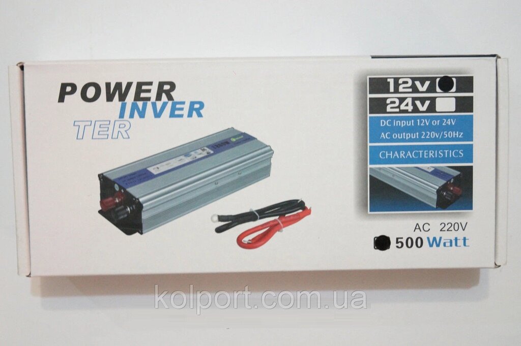 Інвентор напруги 500w, перетворювач 12/220 500w, автомобільні інвертори, перетворювачі напруги від компанії Інтернет-магазин "Tovar-plus. Com. Ua" - фото 1