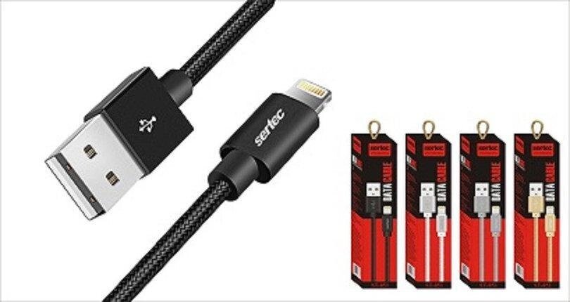 Кабель Sertec ST051 Micro USB (Тканинний обплетені) від компанії Інтернет-магазин "Tovar-plus. Com. Ua" - фото 1