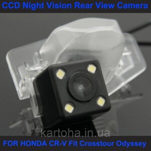 Камера заднього виду універсальна хонда Honda CR-V IV 2012+Civic 5D 2012+ кольорова матриця CCD