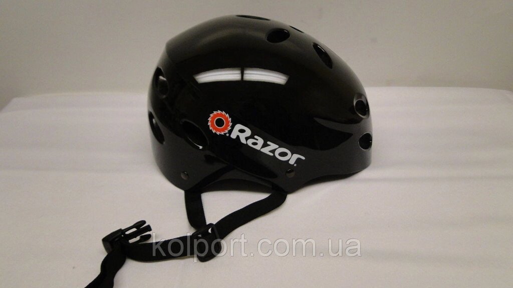 КАСКА - ШОЛОМ велосипедний "Razor" (чорний, гарний) M 54-56 від компанії Інтернет-магазин "Tovar-plus. Com. Ua" - фото 1