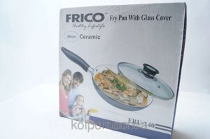 Керамічна сковорідка Frico Fru 140 28 см, кераміка, сковорідки, кухонний посуд, сковорідка Фріко