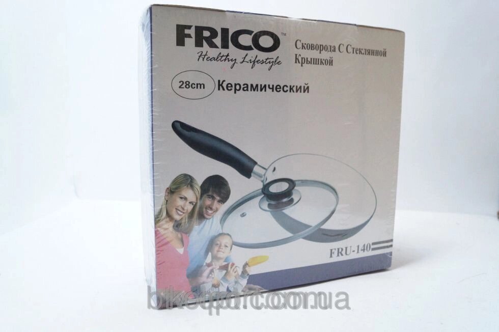 Керамічна сковорідка Frico Fru 099 26 см, кераміка, сковорідки, кухонний посуд, сковорідка Фріко від компанії Інтернет-магазин "Tovar-plus. Com. Ua" - фото 1