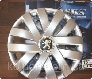 Ковпаки на колеса SKS R15 Peugeot - ковпаки на диски - Модель 315, купити комплект