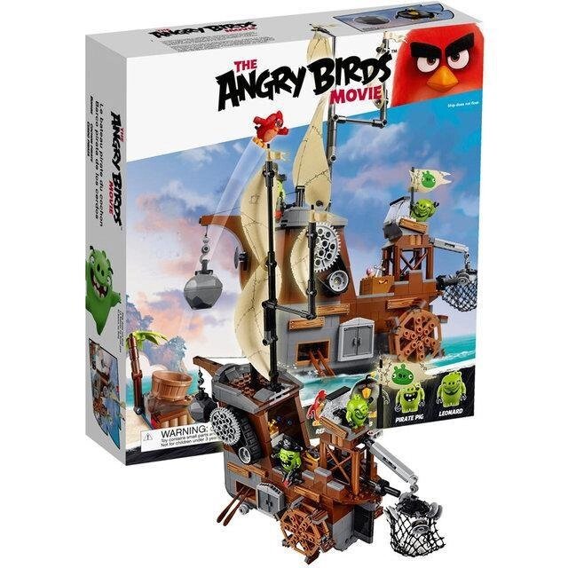 Конструктор Angry Birds Lepin 19005 Піратський корабель свинок 650 дет від компанії Інтернет-магазин "Tovar-plus. Com. Ua" - фото 1