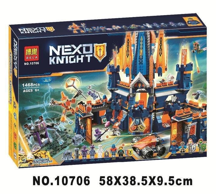 Конструктор Bela 10706 Nexo Knights Королівський замок Найтон 1468 дет від компанії Інтернет-магазин "Tovar-plus. Com. Ua" - фото 1