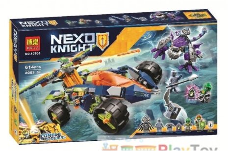 Конструктор Bela "Nexo Knights" (10704) Всюдихід 014x4, 614 деталей — Аналог 70355 від компанії Інтернет-магазин "Tovar-plus. Com. Ua" - фото 1