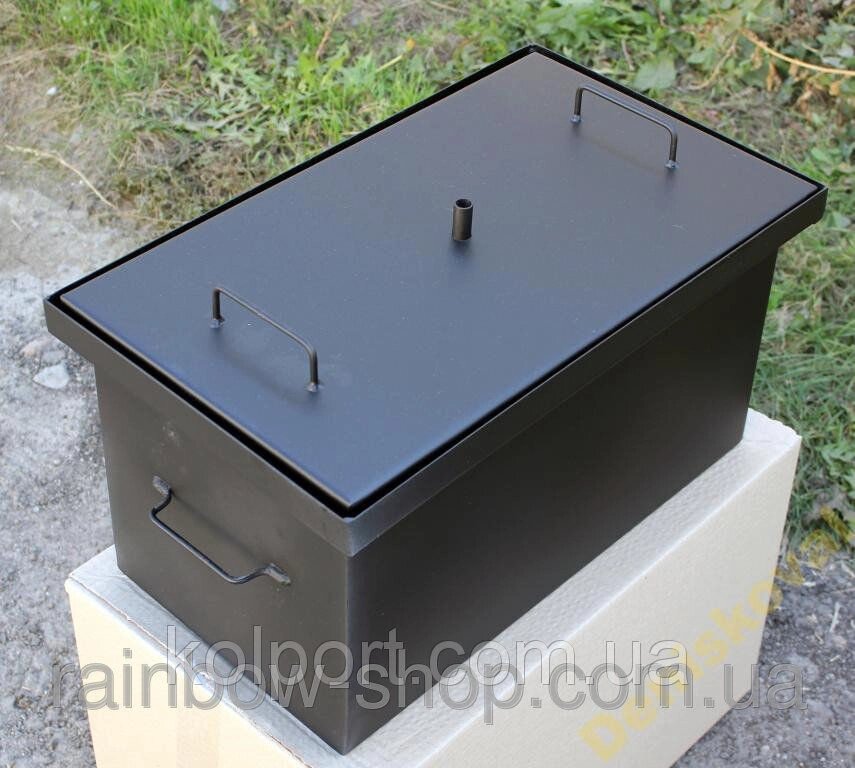 Коптильня чорна матова (600 + С) (520х310х280) від компанії Інтернет-магазин "Tovar-plus. Com. Ua" - фото 1