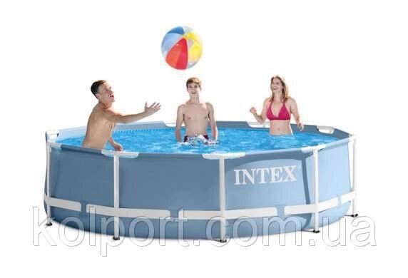 Круглий? каркасний басейн Metal Frame Pool Intex 28710 (Интекс 28210) від компанії Інтернет-магазин "Tovar-plus. Com. Ua" - фото 1