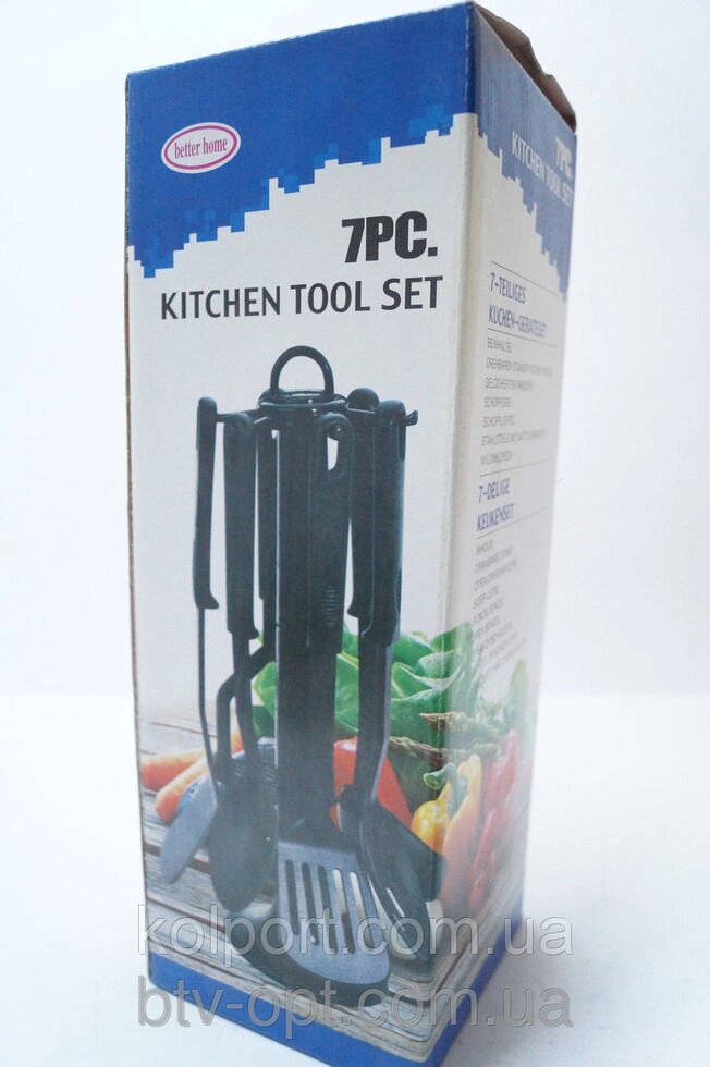 Кухонний набір 7 Предметів Kitchen Tool 2, набір приладдя, кухонний набір, 7 предметів від компанії Інтернет-магазин "Tovar-plus. Com. Ua" - фото 1