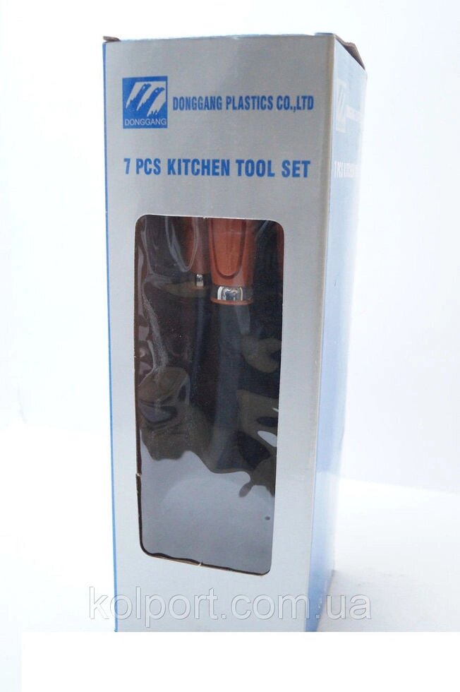 Кухонний набір 7 Предметів Kitchen Tool 3, набір приладдя, кухонний набір, 7 предметів, якість від компанії Інтернет-магазин "Tovar-plus. Com. Ua" - фото 1