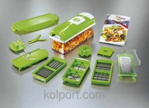 Кухонний комбайн, подрібнювач і овочерізка Nicer Dicer Plus Найсер Дайсер