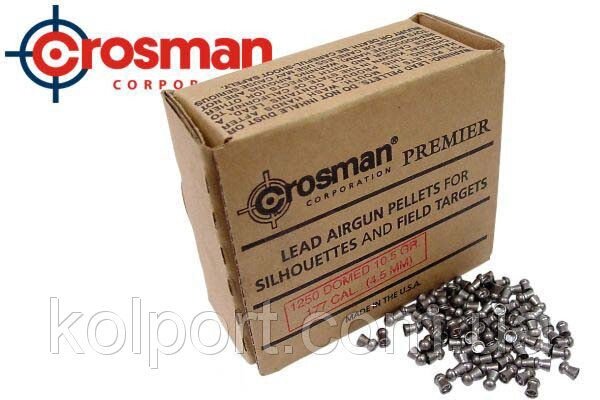 Кулі Crosman Premier Domed 1250 10,5gr, 4.5 мм, США від компанії Інтернет-магазин "Tovar-plus. Com. Ua" - фото 1