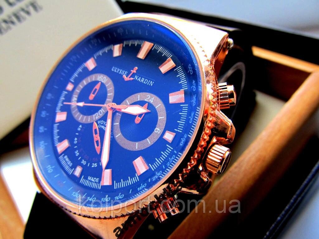 Кварцові чоловічі годинники Ulysse Nardin під Rolex, купити недорого від компанії Інтернет-магазин "Tovar-plus. Com. Ua" - фото 1