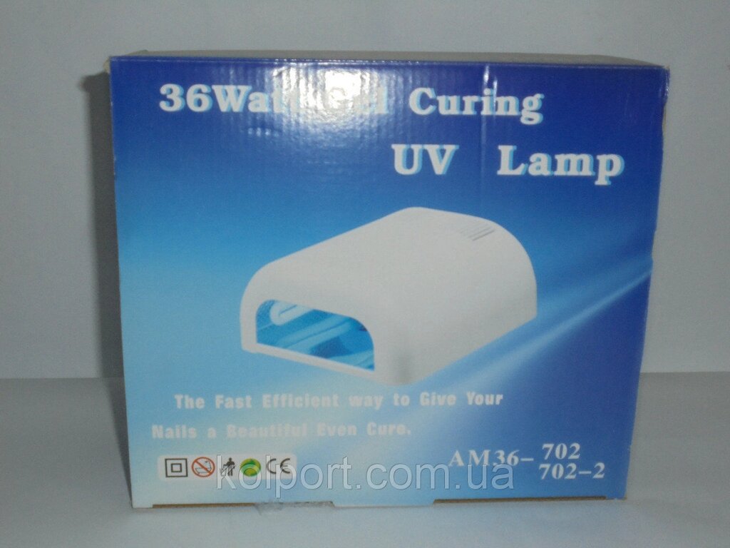 Лампа для сушки нігтів AM36 702-2, лампа для манікюру, (36W) UV Lamp, УФ лампа, все для салону краси від компанії Інтернет-магазин "Tovar-plus. Com. Ua" - фото 1