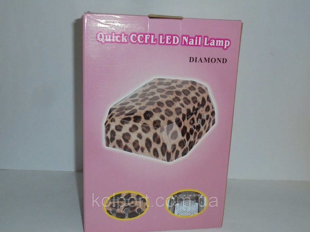 Лампа для сушки нігтів, УФ лампа 2в 1 Diamond, для нарощування нігтів і гель-лаку, гібрид від компанії Інтернет-магазин "Tovar-plus. Com. Ua" - фото 1