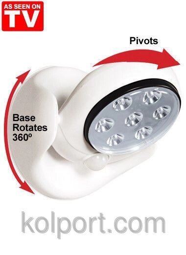 LED ліхтар - світильник з датчиком руху від компанії Інтернет-магазин "Tovar-plus. Com. Ua" - фото 1