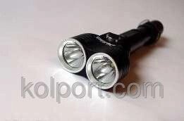 Ліхтарик тактичний з двома діодами Q-+2822 5000W від компанії Інтернет-магазин "Tovar-plus. Com. Ua" - фото 1