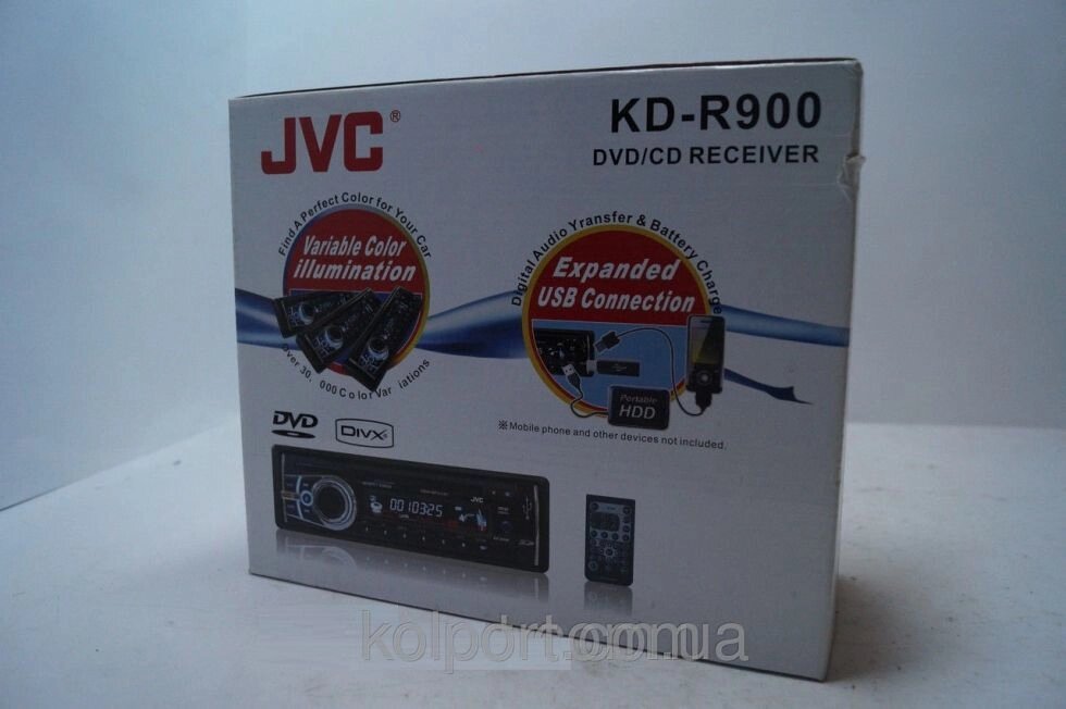 Магнітола JVC KD R900, аудіотехніка, магнітола для авто, аудіотехніка і аксесуари, електроніка від компанії Інтернет-магазин "Tovar-plus. Com. Ua" - фото 1