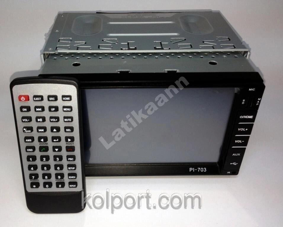 Магнітола, магнітофон PI-703 2DIN, GPS, камера + TV антена від компанії Інтернет-магазин "Tovar-plus. Com. Ua" - фото 1