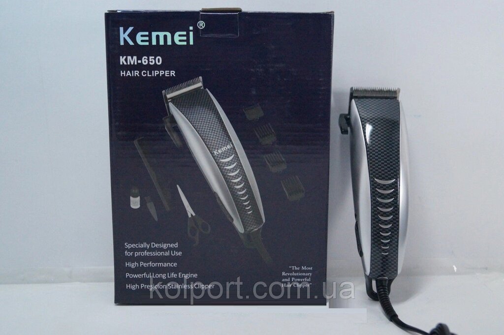 Машинка для стрижки Kemei 650, машинки для стрижки волосся, тримери, краса і здоров'я від компанії Інтернет-магазин "Tovar-plus. Com. Ua" - фото 1