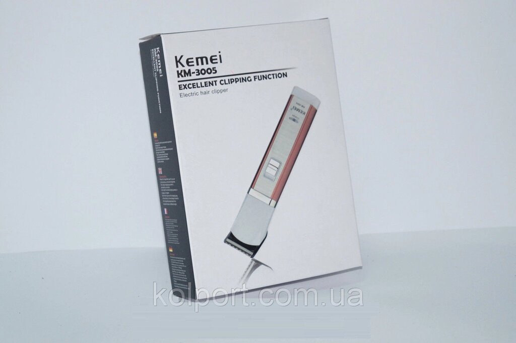Машинка для стрижки Kemei KM 3005, машинки для стрижки волосся, тримери, краса і здоров'я від компанії Інтернет-магазин "Tovar-plus. Com. Ua" - фото 1