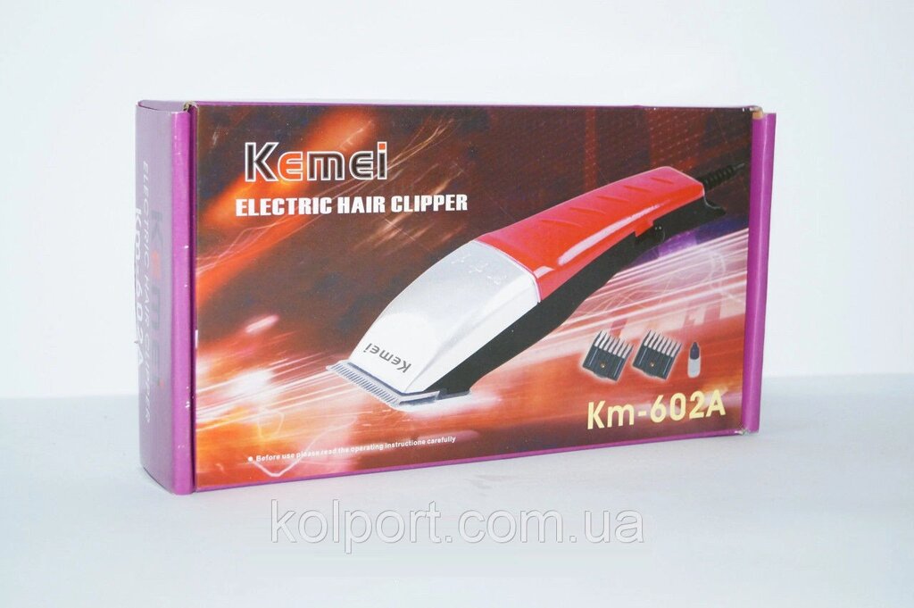 Машинка для стрижки Kemei KM 602A, машинки для стрижки волосся, тримери, краса і здоров'я від компанії Інтернет-магазин "Tovar-plus. Com. Ua" - фото 1