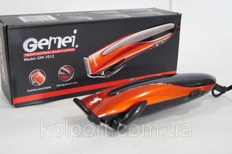 Машинка для стрижки волосся Gemei GM-1012 від компанії Інтернет-магазин "Tovar-plus. Com. Ua" - фото 1