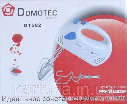 Міксер ручний Domotec DT-582 від компанії Інтернет-магазин "Tovar-plus. Com. Ua" - фото 1