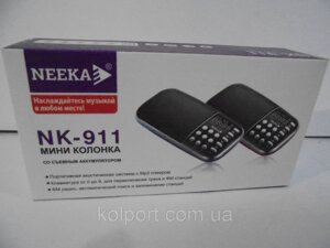 Міні-колонка Neeka NK-911, Плеєр, радіо колонки, радіоприймачі, аудіотехніка, радіо колонки, оригінальні