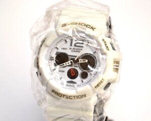 Багатофункціональний годинник Casio G-Shock Protection (білі), кварцові, чоловічі, спортивні, наручні