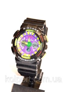 Багатофункціональний годинник Casio G-Shock Protection GA-110, кварцові, чоловічі, спортивні, наручні