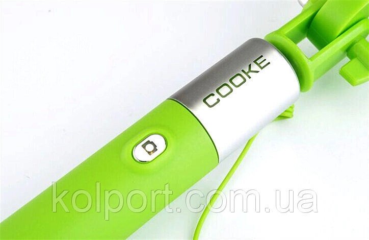 Монопод з проводом під роз'єм навушників Selfie Stick Cooke від компанії Інтернет-магазин "Tovar-plus. Com. Ua" - фото 1