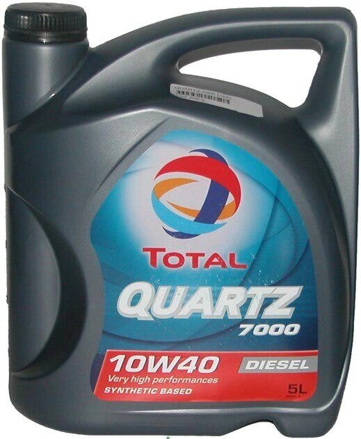 Моторне масло Total Quartz 7000 Diesel 10W-40 5л від компанії Інтернет-магазин "Tovar-plus. Com. Ua" - фото 1