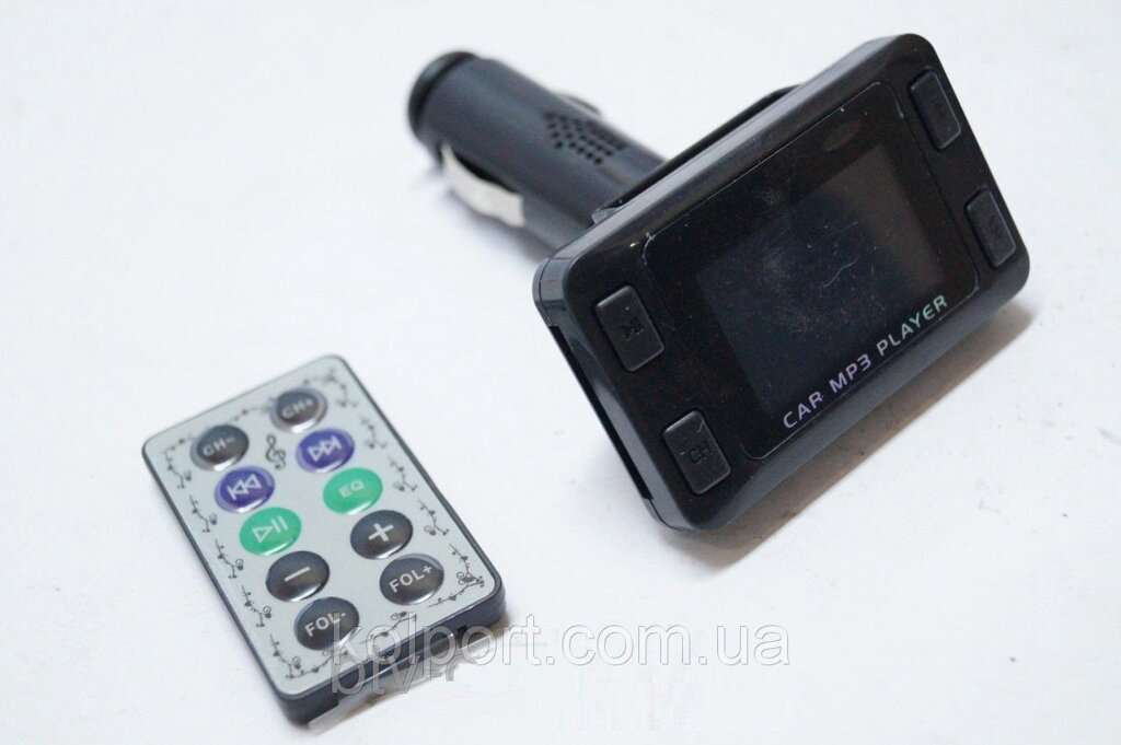 MP3 Fm модулятор 7581, від прикурювача, Fm модулятор, mp3 пристрій для авто, авто електроніка від компанії Інтернет-магазин "Tovar-plus. Com. Ua" - фото 1