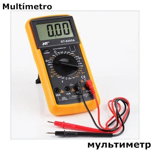 Мультиметр DT9205, тестер цифровий, вимірювальні прилади, товари для будинку від компанії Інтернет-магазин "Tovar-plus. Com. Ua" - фото 1