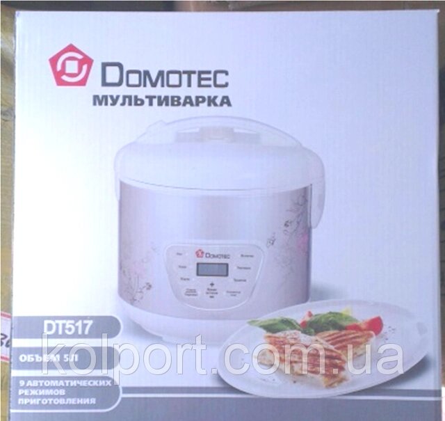 Мультиварка Domotec DT517 на 5 литров, 9 программ від компанії Інтернет-магазин "Tovar-plus. Com. Ua" - фото 1