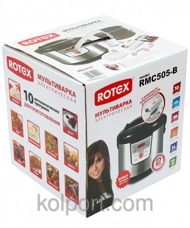 Мультиварка Rotex RMC-505-B, рисоварки, товари для кухні, скороварка, дрібна побутова техніка від компанії Інтернет-магазин "Tovar-plus. Com. Ua" - фото 1