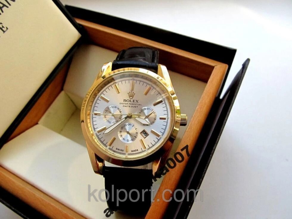 Мужские унивесальные кварцевые часы Rolex под PATEK PHILIPPE купить недорого від компанії Інтернет-магазин "Tovar-plus. Com. Ua" - фото 1
