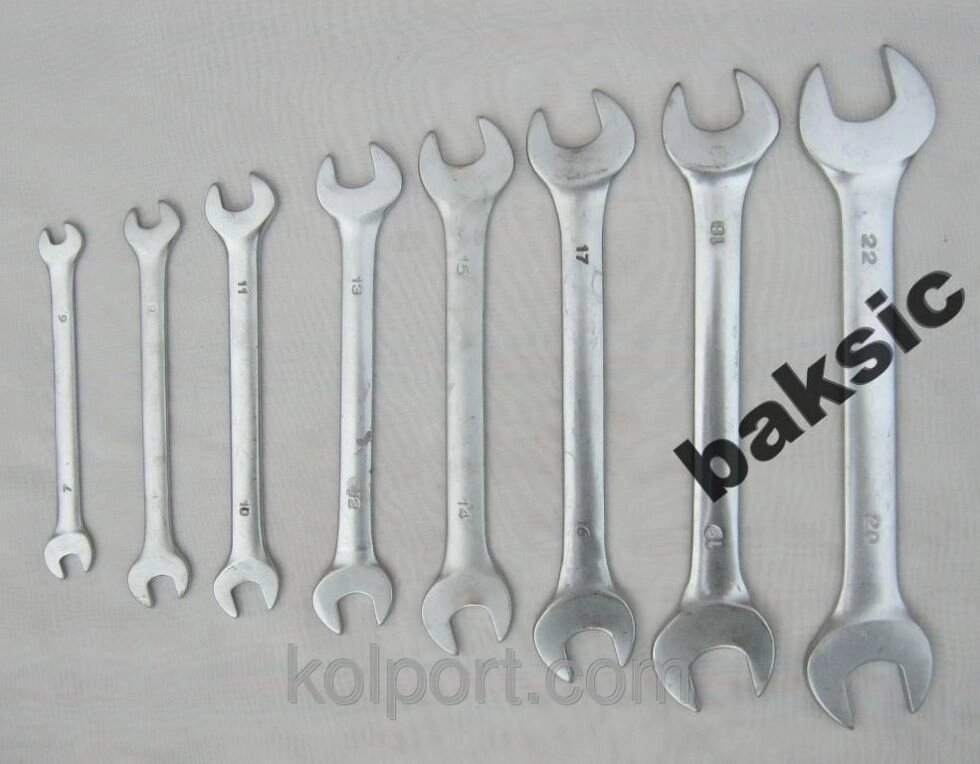 Набір ключів 8 одиниць Grand Tool (брезент) від компанії Інтернет-магазин "Tovar-plus. Com. Ua" - фото 1