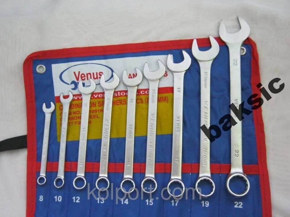Набір ключів Venus (9 предметів) від компанії Інтернет-магазин "Tovar-plus. Com. Ua" - фото 1