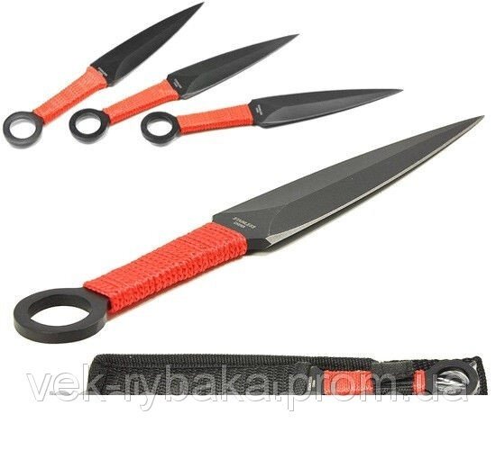 Набір метальних ножів, підійде для початківців від компанії Інтернет-магазин "Tovar-plus. Com. Ua" - фото 1