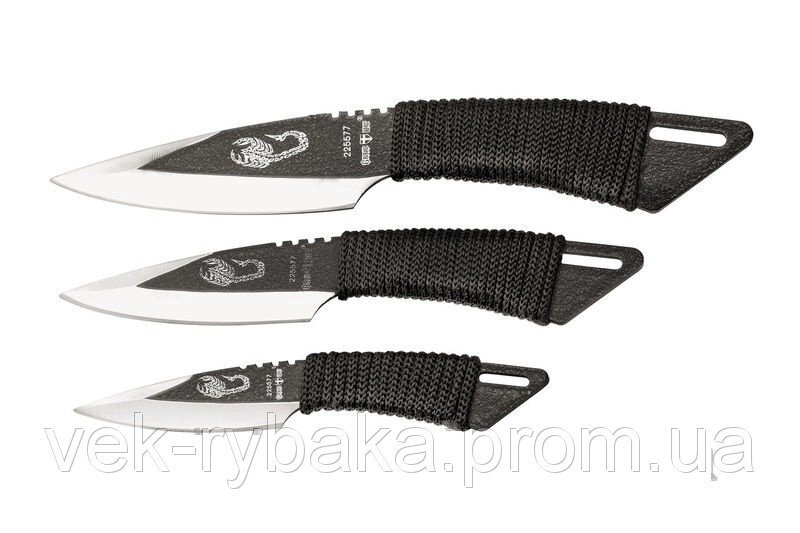 Набір метальних ножів Скорпіон + чохол від компанії Інтернет-магазин "Tovar-plus. Com. Ua" - фото 1