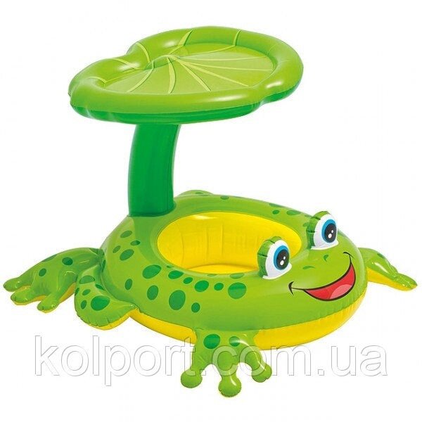 Надувний пліт жабеня Intex 56584 Froggy Friend Shaded Baby Float від компанії Інтернет-магазин "Tovar-plus. Com. Ua" - фото 1