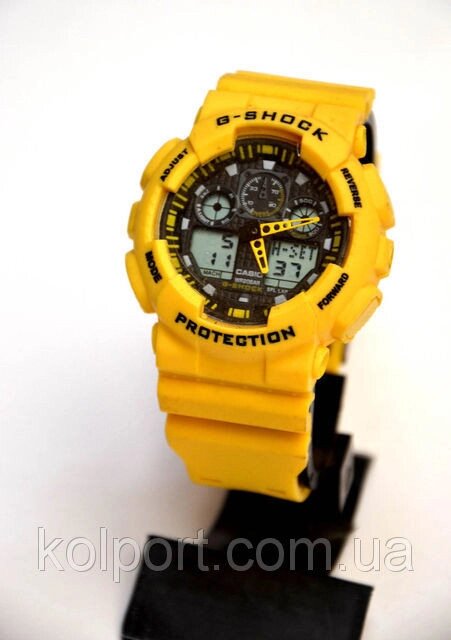 Наручний годинник Casio G-Shock WR20M (жовті), спортивні, чоловічий годинник, електронні, made in Japan від компанії Інтернет-магазин "Tovar-plus. Com. Ua" - фото 1