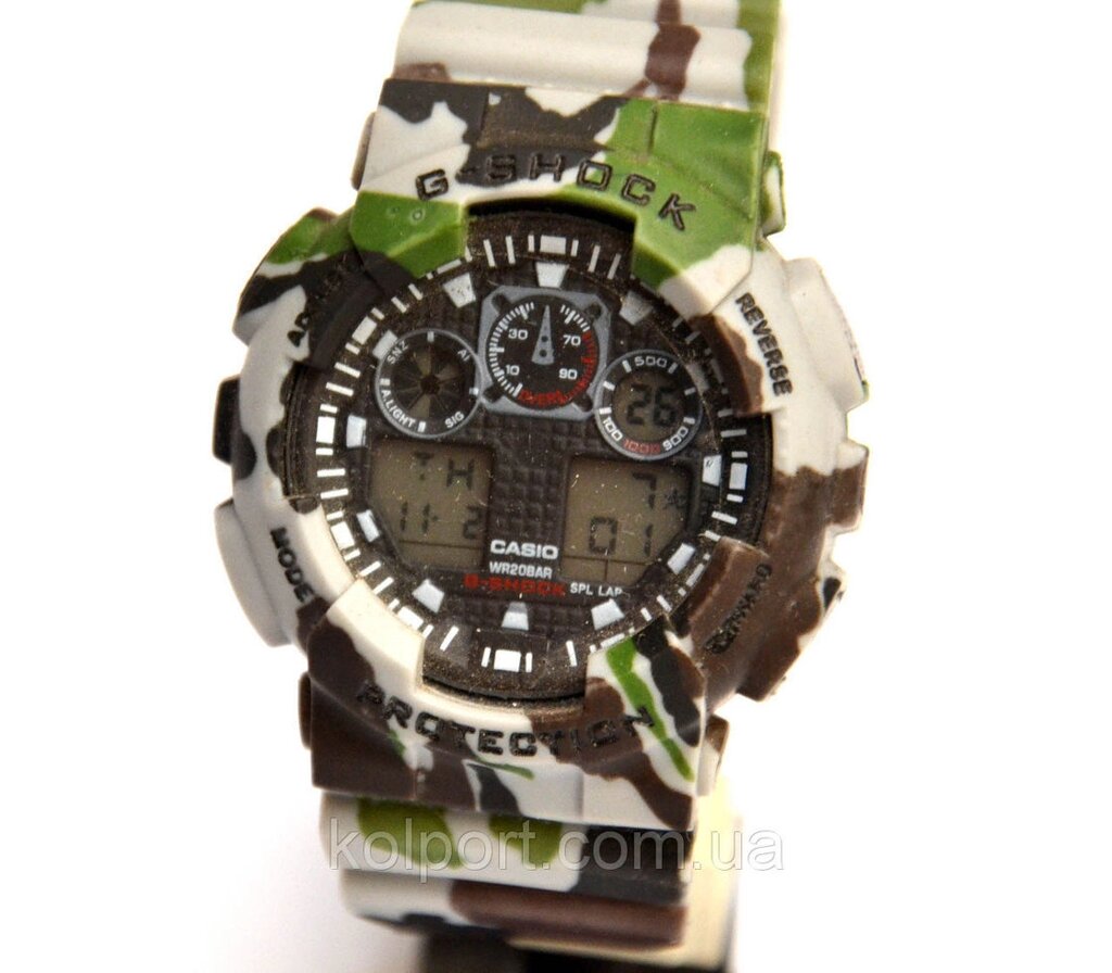 Наручний годинник GA-100 Protection Камуфляж від компанії Інтернет-магазин "Tovar-plus. Com. Ua" - фото 1