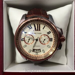 Наручний механічний годинник Cartier, чоловічий годинник, механічні годинники, наручні годинники, кварцові годинники Картьє