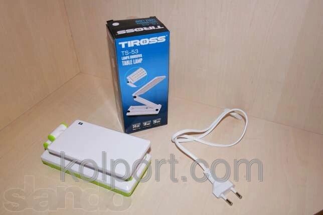 Настільна ллампа-трансформер Tiross (LED 24) від компанії Інтернет-магазин "Tovar-plus. Com. Ua" - фото 1
