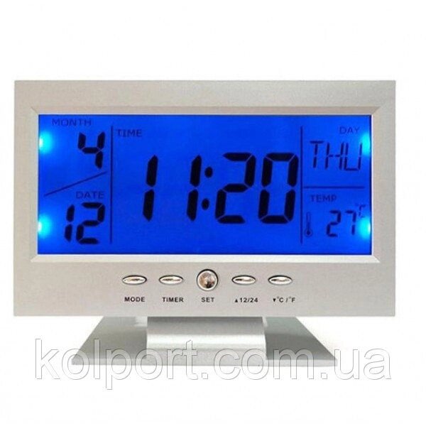 Настільний годинник VST 8082 з датчиком бавовни від компанії Інтернет-магазин "Tovar-plus. Com. Ua" - фото 1