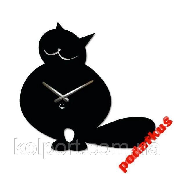 Настінний годинник Товстий кіт від компанії Інтернет-магазин "Tovar-plus. Com. Ua" - фото 1